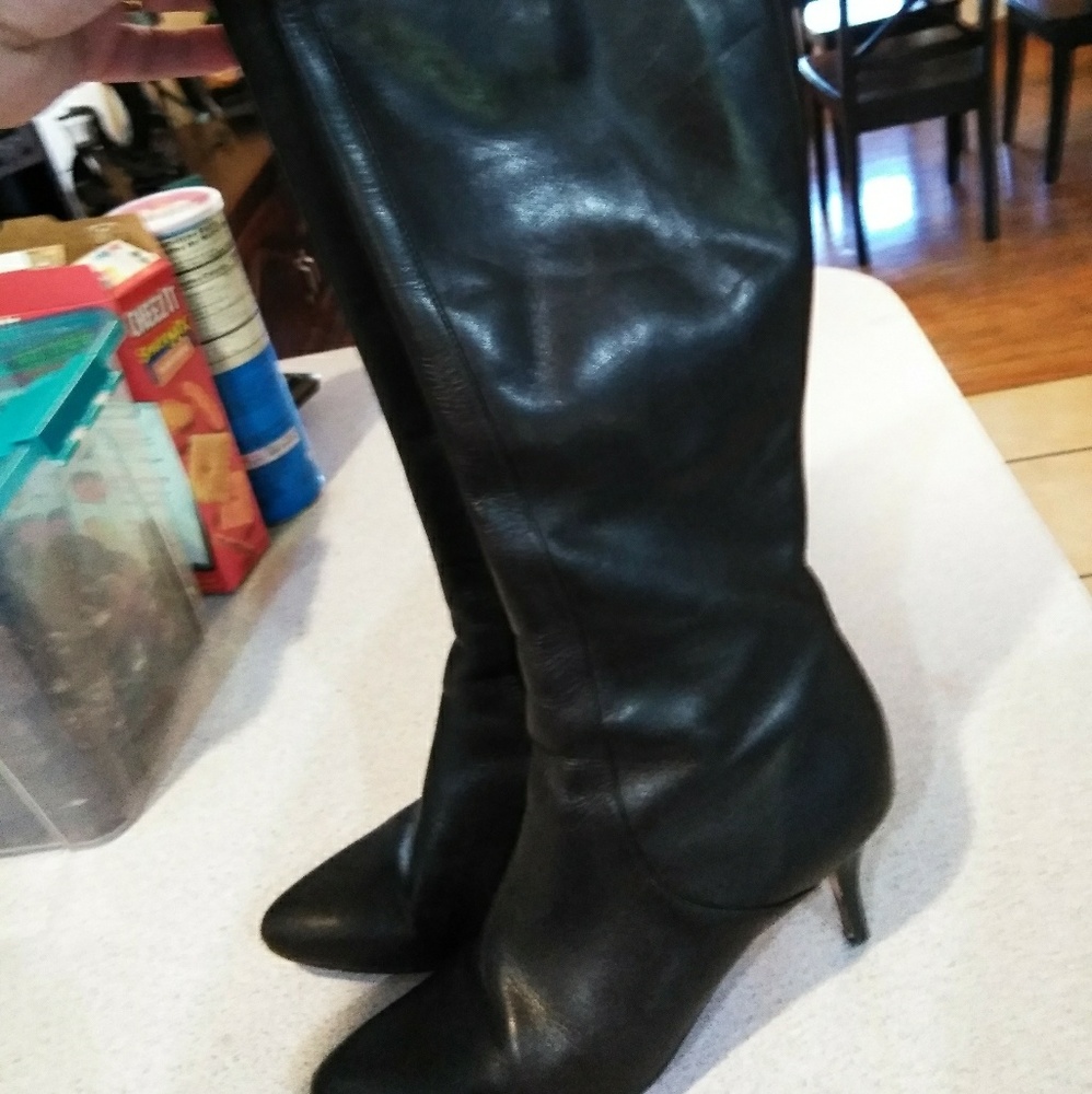 Cole Haan calf high boots!